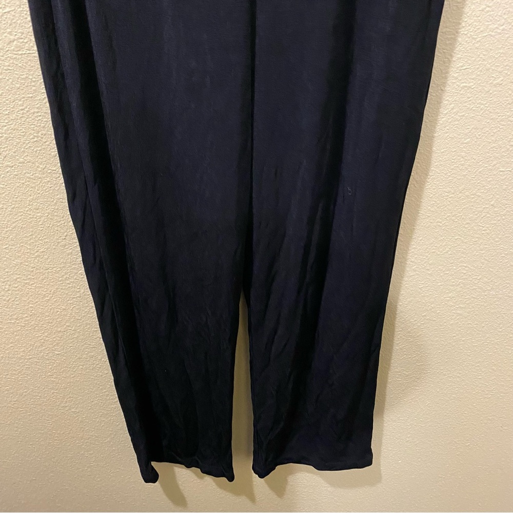 Women’s Size 1 Short M Travelers by Chico’s Black Elastic Waist Slinky Pants - Picture 3 of 9